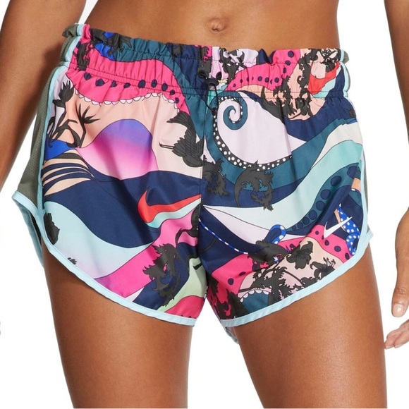Nike Floral Running Shorts - Picture 1 of 5